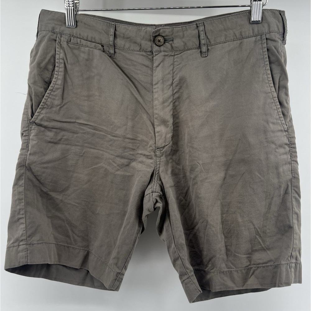 Faherty Mens Shorts Bermuda Tagged 32 Actual 34 Cotton/Lyocell Blend 9" Inseam